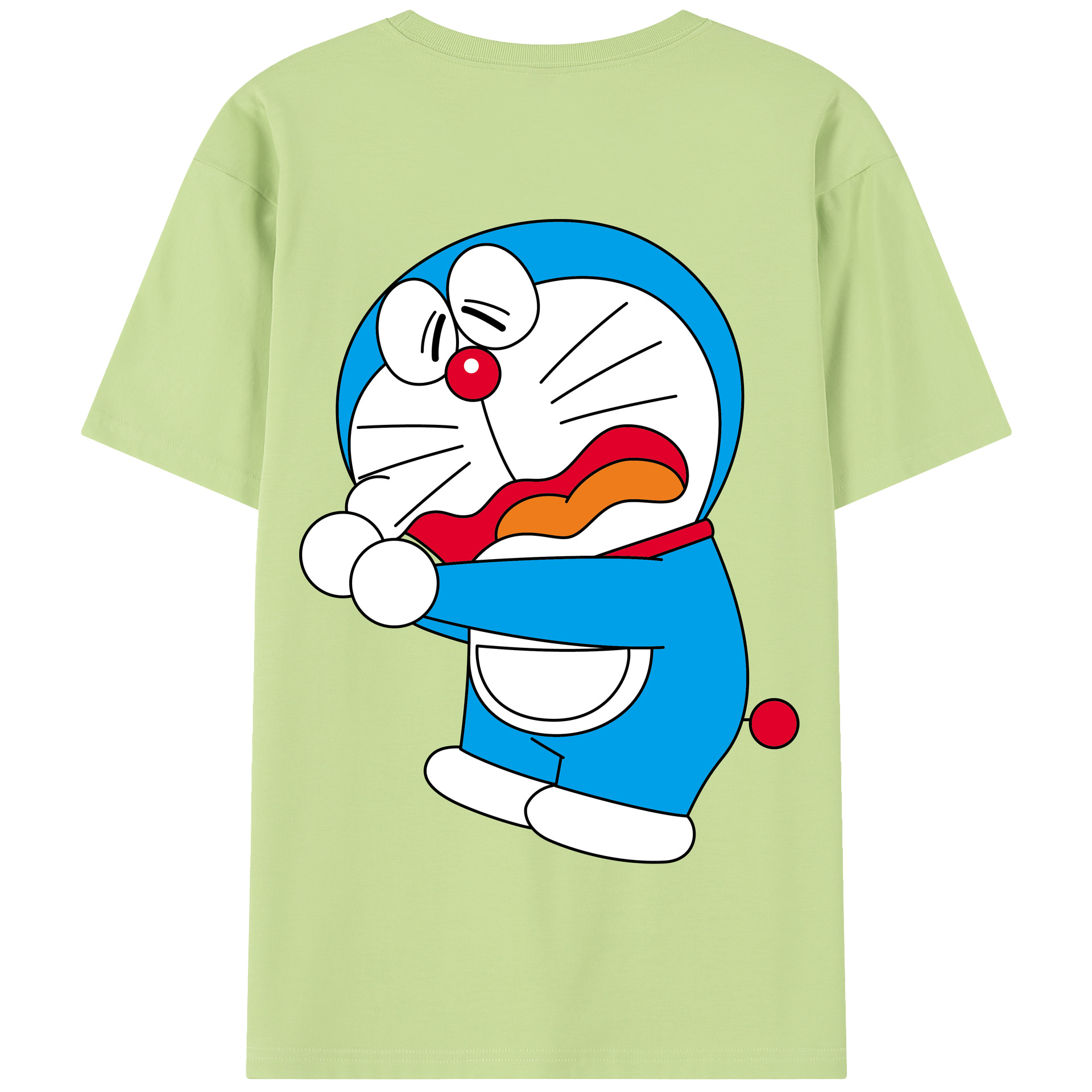 （画像用） ドラえもん Doraemon 綿100％半袖Tシャツ（背面プリント）